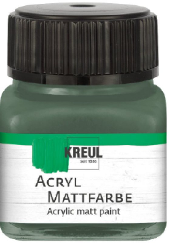 Kreul Akrylová barva matná KREUL 20 ml MATNÁ ZELENÁ
