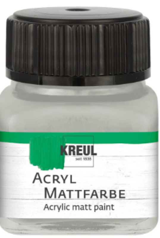 Kreul Akrylová barva matná KREUL 20 ml STŘÍBRNÁ