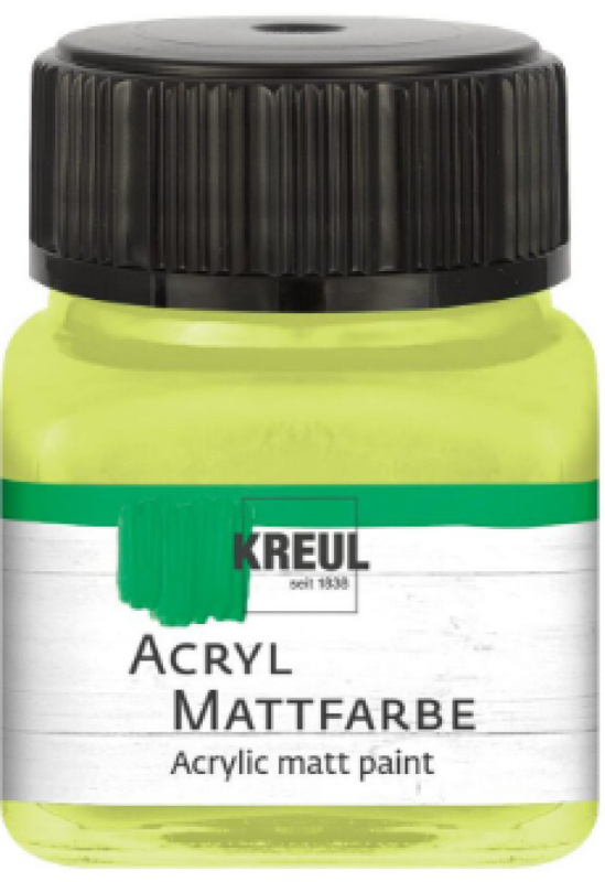 Kreul Akrylová barva matná KREUL 20 ml CITRÓNOVÁ