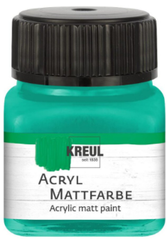 Kreul Akrylová barva matná KREUL 20 ml MENTOLOVÁ