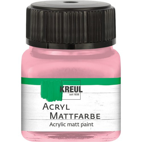 Kreul Akrylová barva matná KREUL 20 ml PASTEL RŮŽOVÁ
