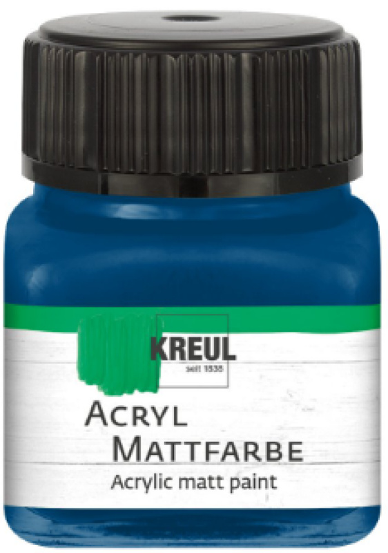 Kreul Akrylová barva matná KREUL 20 ml TMAVÁ MODRÁ