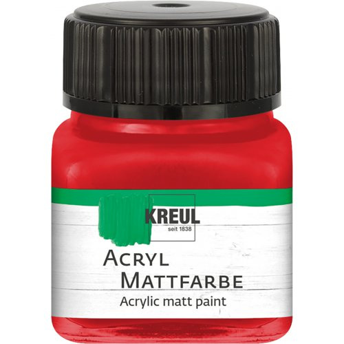 Kreul Akrylová barva matná KREUL 20 ml BRILANTNÍ ČERVENÁ