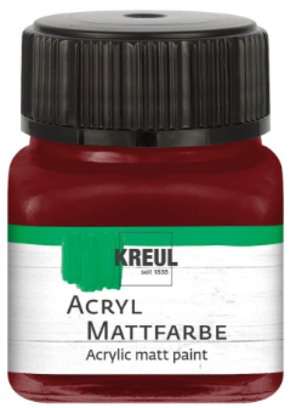 Kreul Akrylová barva matná KREUL 20 ml KAŠTANOVÁ