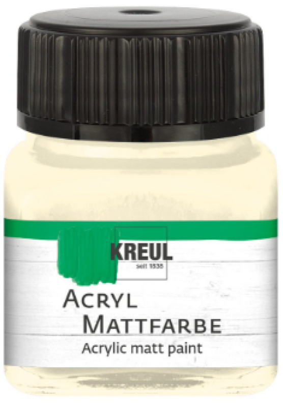 Kreul Akrylová barva matná KREUL 20 ml SLONOVINOVÁ