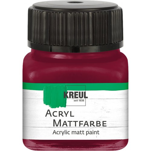 Kreul Akrylová barva matná KREUL 20 ml VÍNOVÁ ČERVENÁ