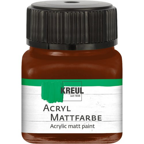 Kreul Akrylová barva matná KREUL 20 ml ČOKOLÁDOVÁ
