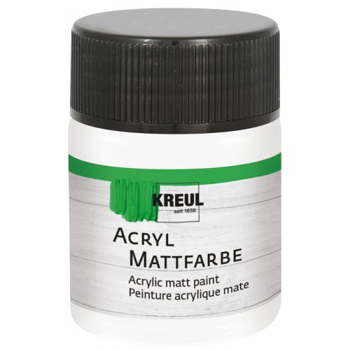Kreul Akrylová barva matná KREUL 50 ml BÍLÁ