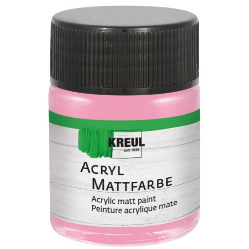 Kreul Akrylová barva matná KREUL 50 ml SVĚTLÁ RŮŽOVÁ