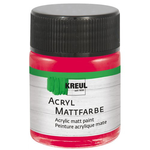 Kreul Akrylová barva matná KREUL 50 ml KARMÍNOVÁ