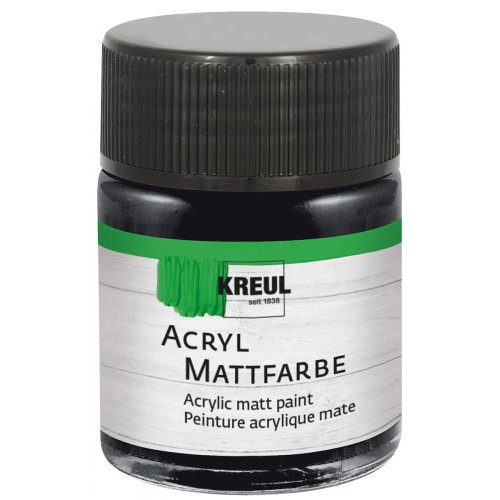 Kreul Akrylová barva matná KREUL 50 ml ČERNÁ