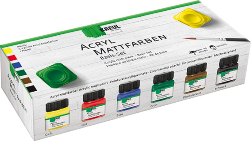 Kreul Sada Akrylová barva matná KREUL 6 x 20 ml
