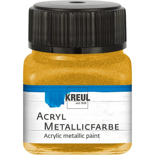 Kreul Akrylová barva metalická KREUL 20 ml ZLATÁ