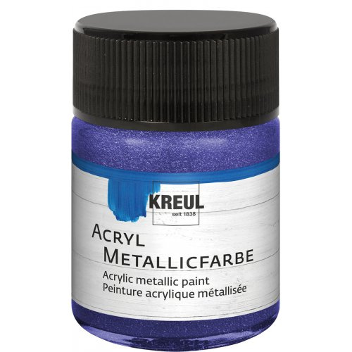 Kreul Akrylová barva metalická KREUL 50 ml FIALOVÁ