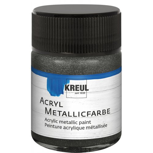 Kreul Akrylová barva metalická KREUL 50 ml ANTRACITOVÁ