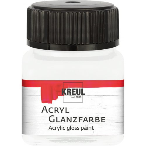 Kreul Akrylová barva lesklá KREUL 20 ml BÍLÁ