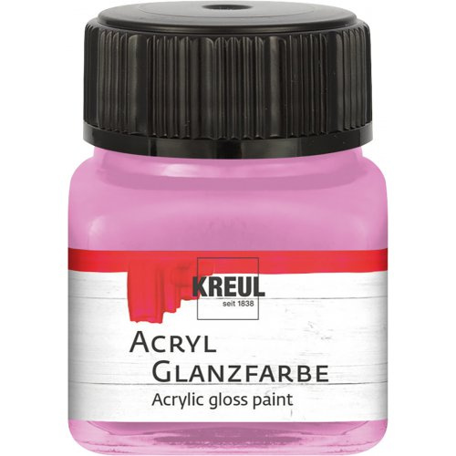Kreul Akrylová barva lesklá KREUL 20 ml RŮŽOVÁ