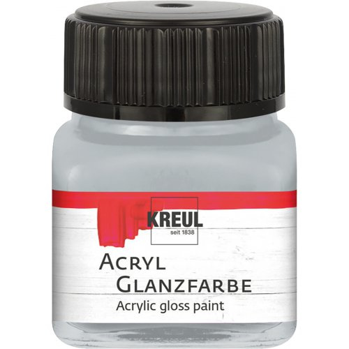 Kreul Akrylová barva lesklá KREUL 20 ml STŘÍBRNÁ