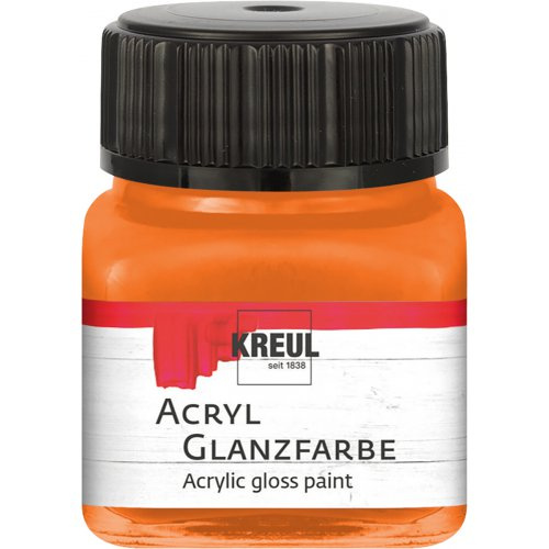 Kreul Akrylová barva lesklá KREUL 20 ml ORANŽOVÁ