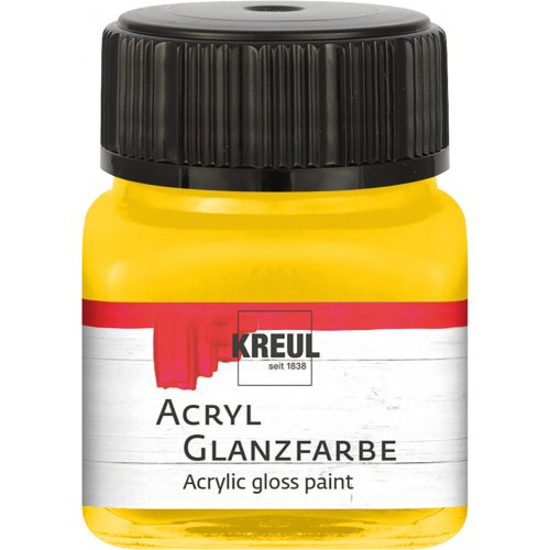 Kreul Akrylová barva lesklá KREUL 20 ml ZLATOŽLUTÁ