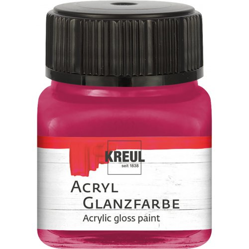 Kreul Akrylová barva lesklá KREUL 20 ml BORDÓ