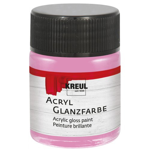 Kreul Akrylová barva lesklá KREUL 50 ml RŮŽOVÁ