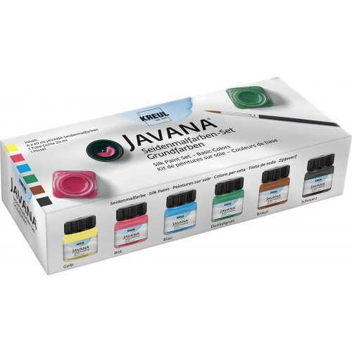 Kreul Sada Barva na hedvábí JAVANA 6 x 20 ml základní