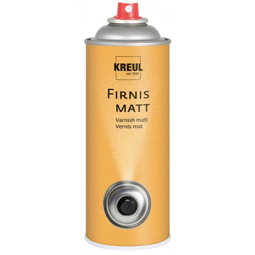 Kreul Lak ve spreji matný KREUL 400 ml - olej, akryl, kvaš, tempera, akvarel
