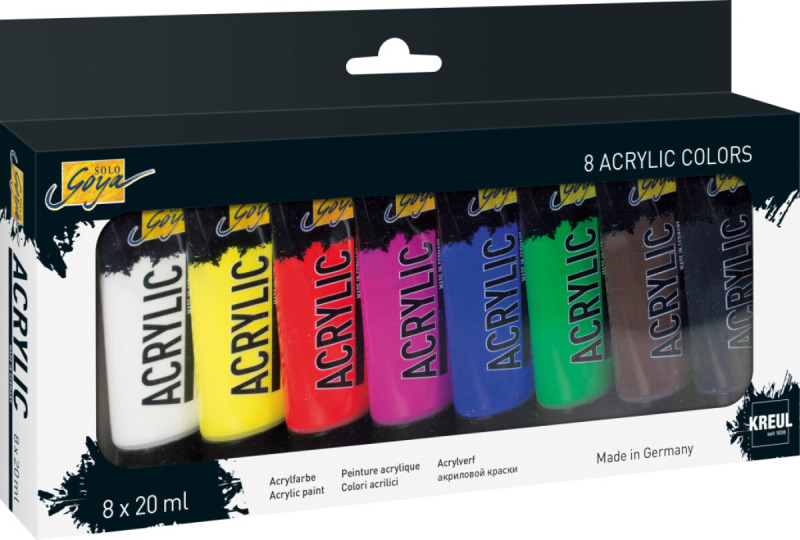 Solo Goya Sada Akrylová barva SOLO GOYA 20 ml v tubě 8 barev