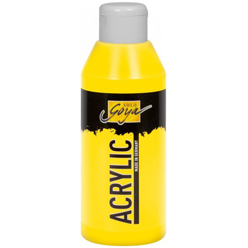 Solo Goya Akrylová barva SOLO GOYA 250 ml SVĚTLE ŽLUTÁ