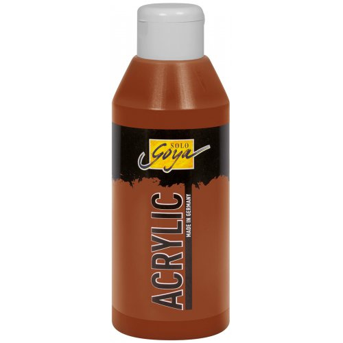Solo Goya Akrylová barva SOLO GOYA 250 ml TMAVĚ HNĚDÁ