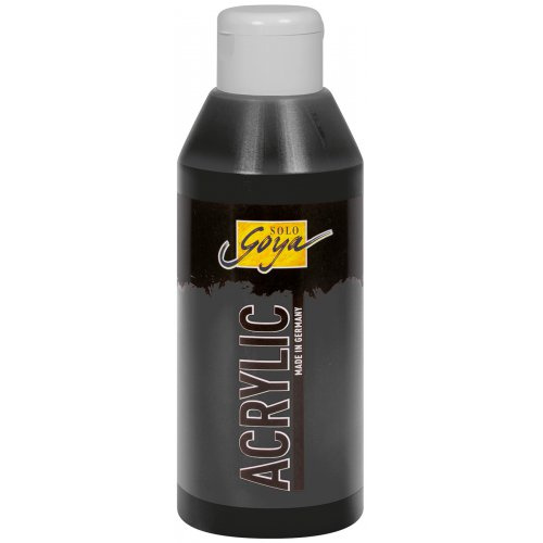 Solo Goya Akrylová barva SOLO GOYA 250 ml ČERNÁ