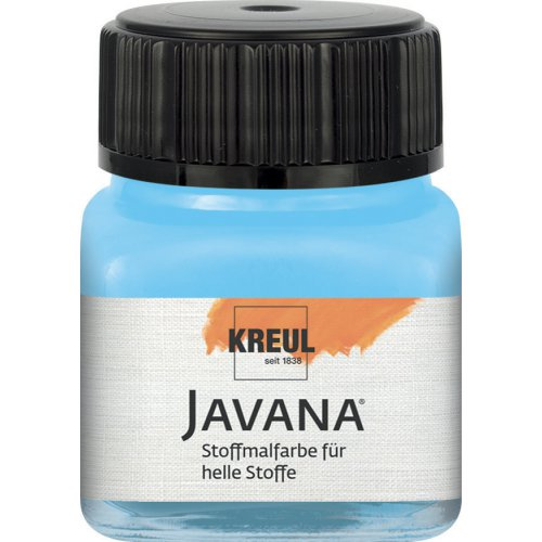 Kreul Barva na světlý textil JAVANA 20 ml SVĚTLÁ MODRÁ