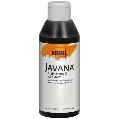 Kreul Barva na světlý textil JAVANA 250 ml ČERNÁ