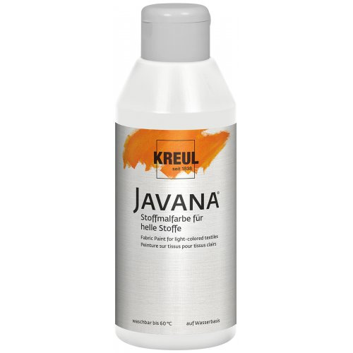 Kreul Barva na světlý textil JAVANA 250 ml BÍLÁ