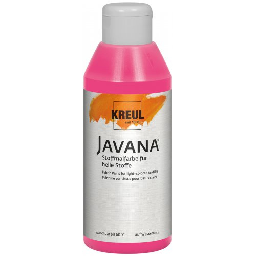 Kreul Barva na světlý textil JAVANA 250 ml RŮŽOVÁ