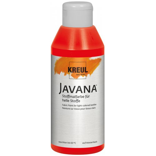 Kreul Barva na světlý textil JAVANA 250 ml ČERVENÁ