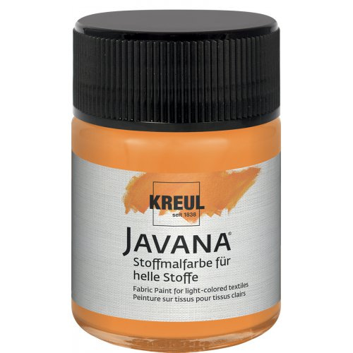 Kreul Barva na světlý textil JAVANA 50 ml ORANŽOVÁ