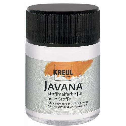 Kreul Barva na světlý textil JAVANA 50 ml BÍLÁ