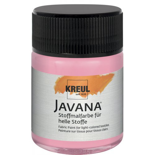 Kreul Barva na světlý textil JAVANA 50 ml FLUORESCENČNÍ RŮŽOVÁ