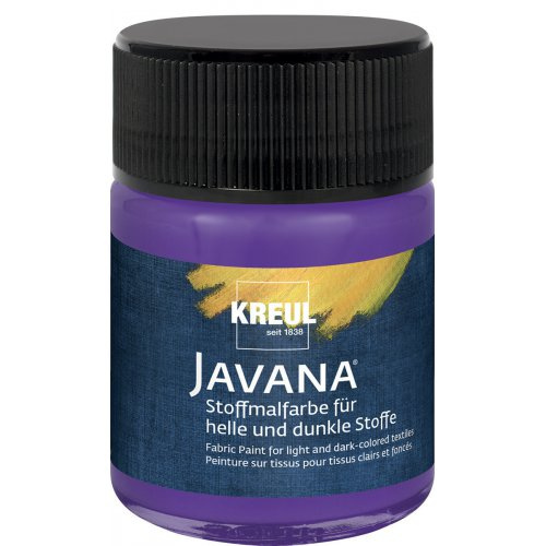 Kreul Barva na světlý a tmavý textil JAVANA 50 ml FIALOVÁ