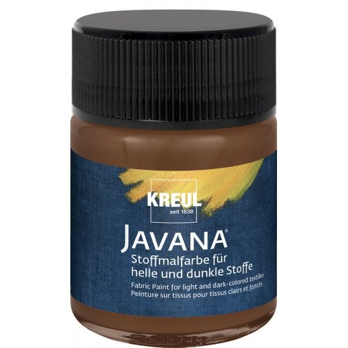 Kreul Barva na světlý a tmavý textil JAVANA 50 ml HNĚDÁ