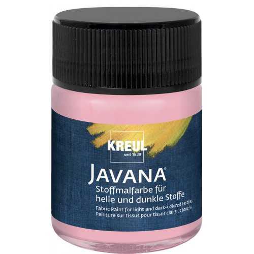 Kreul Barva na světlý a tmavý textil JAVANA 50 ml SVĚTLÁ RŮŽOVÁ