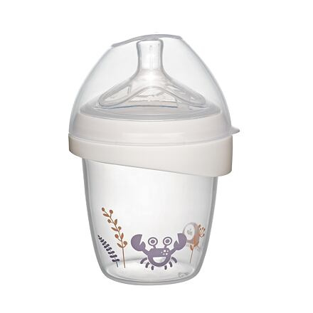 Nip First Moments PP láhev s širokým hrdlem, 150 ml, krab