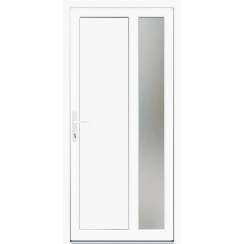 PANTO Plastové vedlejší vchodové dveře K 511 bílé 98 x 198 cm, L