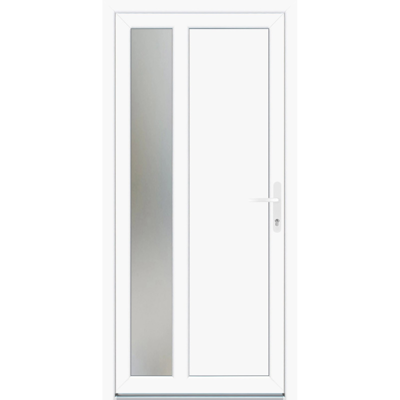 PANTO Plastové vedlejší vchodové dveře K 511 bílé 98 x 198 cm, P
