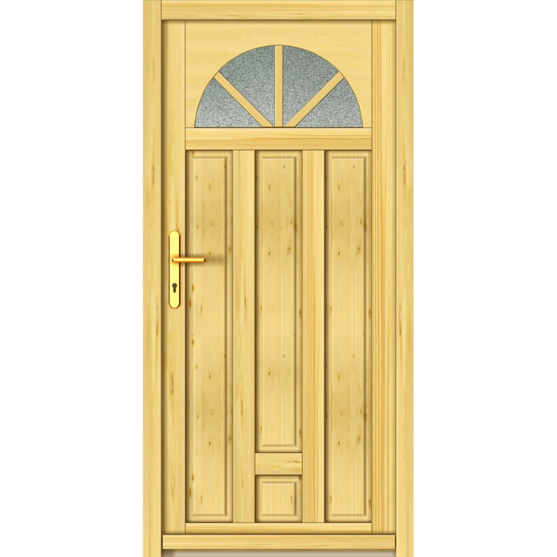 Panto Dřevěné víceúčelové dveře Sylt, přírodní smrk, 98 x 200 cm, L
