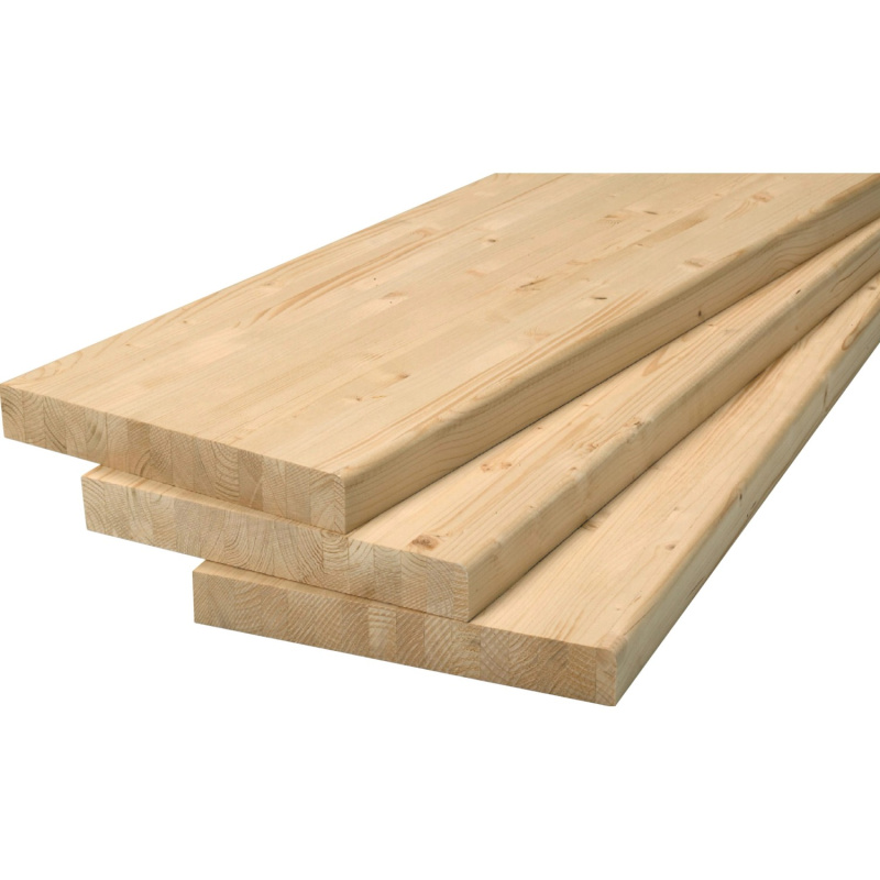 Rettenmeier Pracovní deska Standard, zkos. hrany, smrk/jedle, 240 x 60 x 4 cm