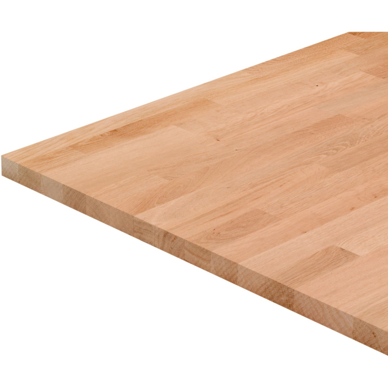 Rettenmeier Pracovní deska Standard, zaoblené hrany, buk, 300 x 63,5 x 2,7 cm