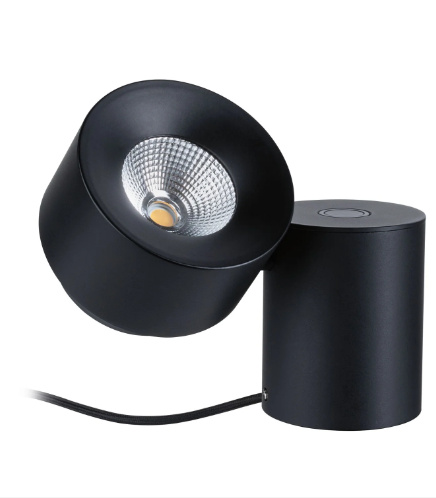 Paulmann LED Designová stolní lampa Puric Pane 3W, 3-Step-Dim